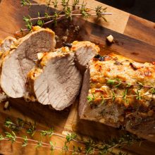 Homemade Hot Pork Tenderloin with Herbs and Spices
