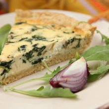 Quiche cu spanac
